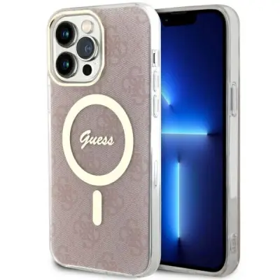 GUESS OVITEK ZA IPHONE 13 PRO MAX 6.7 ROZA 4G MAGSAFE