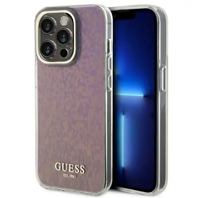 OVITEK GUESS HARDCASE ZA IPHONE 15 PRO MAX 6.7 ROZA DISCO