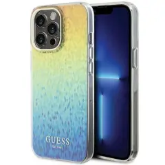 GUESS IML FACETED MIRROR DISCO IRIDESCENT OVITEK ZA IPHONE 15 PRO MAX