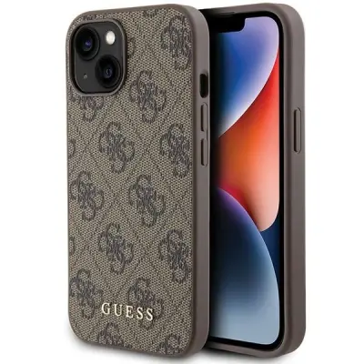 OVITEK GUESS 4G METAL GOLD LOGO CASE OVITEK ZA IPHONE 15 RJAV