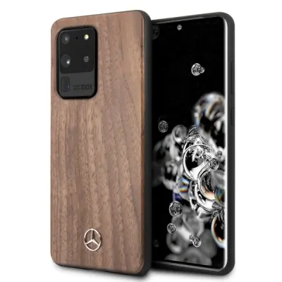 MERCEDES ETUI HARDCASE OVITEK ZA SAMSUNG GALAXY S20 ULTRA G988 WOOD