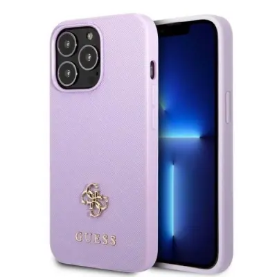 GUESS HARDCASE ZA IPHONE 13 PRO 13 VIJOLIČEN SAFFIANO 4G