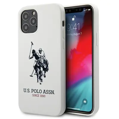 U.S. POLO ASSN. SILIKONSKI OVITEK ZA IPHONE 12 PRO MAX 6.7 BEL