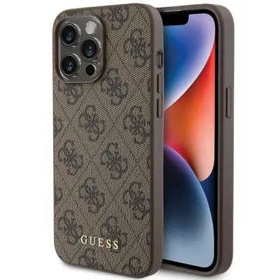OVITEK GUESS 4G METAL GOLD LOGO ZA IPHONE 15 PRO MAX - RJAV