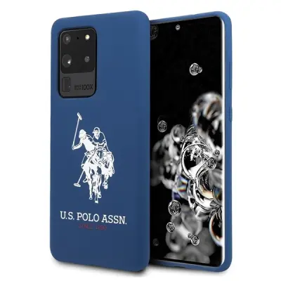 U.S. POLO ASSN. SILIKONSKI OVITEK ZA SAMSUNG GALAXY S20 ULTRA NAVY BLUE