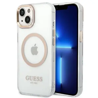 GUESS OVITEK GUHMP14SHTRMD ZA IPHONE 14 OVITEK MAGSAFE ZLAT