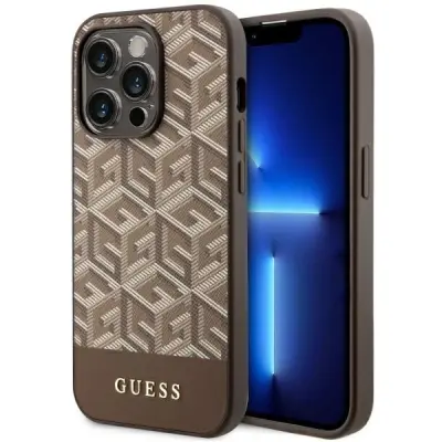OVITEK GUESS GUHMP14XHGCFSEW ZA IPHONE 14 PRO MAX 6.7 - RJAV GCUBE STRIPES MAGSAFE