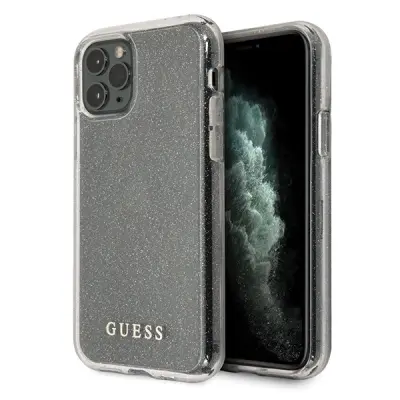 GUESS TRDI OVITEK BLEŠČICE ZA IPHONE 11 PRO SREBRN SREBRN