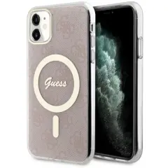 GUESS GUHMN61H4STP OVITEK OVITEK ZA IPHONE 11 ROZA 4G ZA MAGSAFE