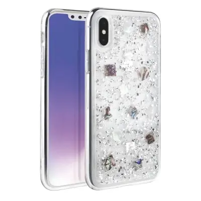 OVITEK UNIQ LUMENCE CLEAR CASE ZA IPHONE XS MAX SREBRN