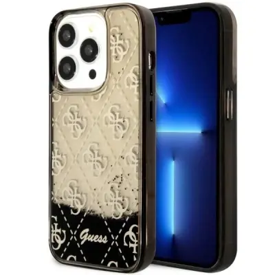 OVITEK GUESS ZA IPHONE 14 PRO OVITEK LIQUID GLITTER PROSOJEN OVITEK