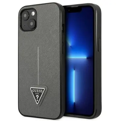 GUESS HARDCASE OVITEK ZA IPHONE 14 PLUS 6.7 SREBRNA SAFFIANO