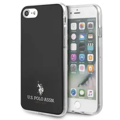 ZDA POLO ASSN. OVITEK SIJOČI ZA IPHONE 7 8 SE 2020 2022 ČRN