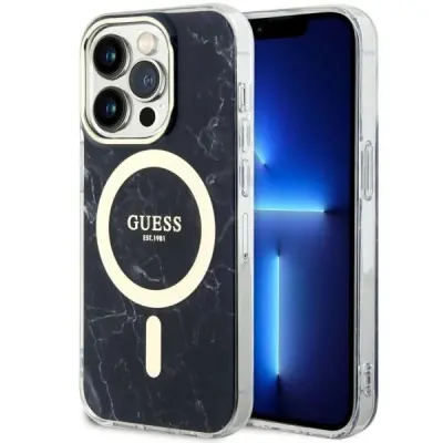 GUESS OVITEK GUHMP14LPCUMAK ZA IPHONE 14 PRO OVITEK MAGSAFE MARMORNI OVITEK