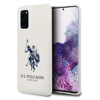 U.S. POLO ASSN. SILIKONSKI ZBIRALNI OVITEK ZA SAMSUNG GALAXY S20+ BEL
