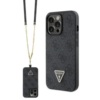 GUESS OVITEK GUHCP13LP4TDSCPK ZA IPHONE 13 PRO / 13 CROSSBODY 4G KOVINSKI LOGO