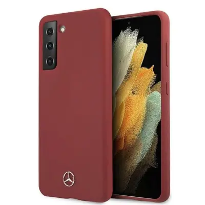 OVITEK MERCEDES SILICONE LINE CASE ZA SAMSUNG GALAXY S21+ RDEČ