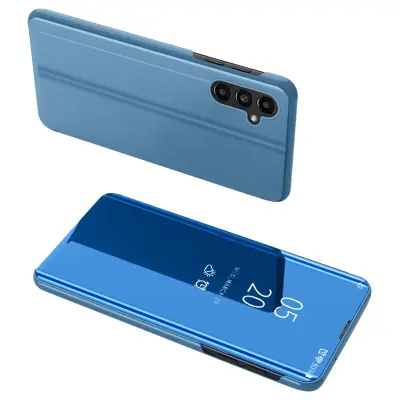 OVITEK CLEAR VIEW CASE ZA SAMSUNG GALAXY A14 OVITEK S PREKLOPOM MODRA