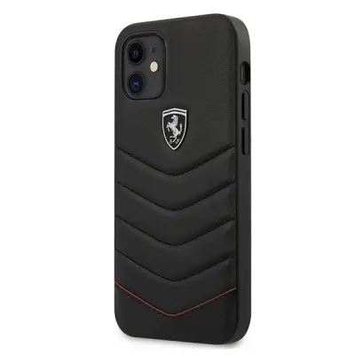 PREŠIT OVITEK FERRARI OFF TRACK ZA IPHONE 12 MINI ČRN
