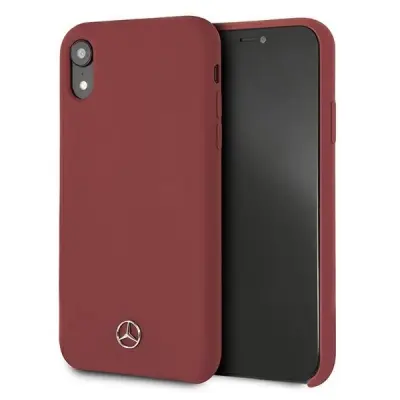 OVITEK MERCEDES SILICONE LINE CASE ZA IPHONE XR RDEČ