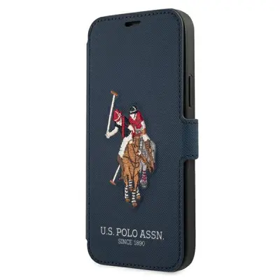 US POLO USFLBKP12LPUGFLNV IPHONE 12 PRO MAX 6,7 GRANATOWY/NAVY BOOK POLO EMBROIDERY COLLECTION