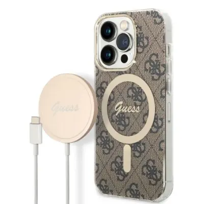 GUESS OVITEK GUBPP14LH4EACSW ZA IPHONE 14 PRO 6.1 RJAV ZA POLNILEC MAGSAFE