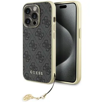 GUESS HARDCASE IPHONE 15 PRO 6.1 OVITEK ZA TELEFON SIVA