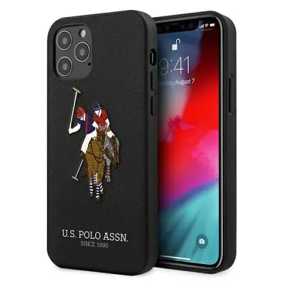 U.S. POLO ASSN. OVITEK ZA IPHONE 12 PRO MAX 6.7 ČRN