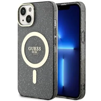 GUESS OVITEK GUHMP14SHCMCGK ZA IPHONE 14 OVITEK OVITEK ZA MAGSAFE BLEŠČEČE ZLAT