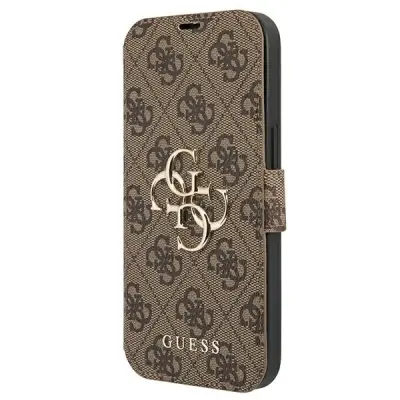 OVITEK GUESS CASE ZA IPHONE 13 PRO 13 RJAV S KOVINSKIM LOGOTIPOM