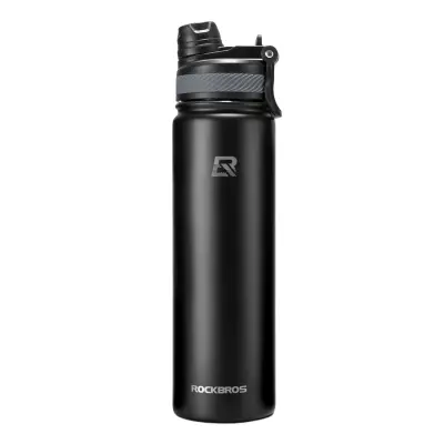 ROCKBROS TERMO STEKLENICA ZA PIJAČO 620 ML ČRNA ZA KOVČEK ZA KOLO