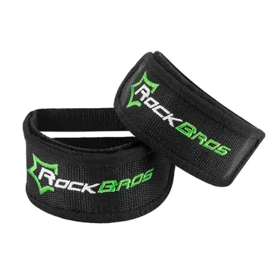 ROCKBROS TRAKOVI ZA PEDALA ZA KOLO GZT1001 ČRNI ZA ŠPORTNO KOLO