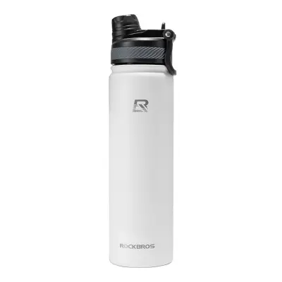 ROCKBROS TERMO STEKLENICA 620 ML ZA KOLESARSKE PIJAČE KOVČEK BELA ZA KOLO