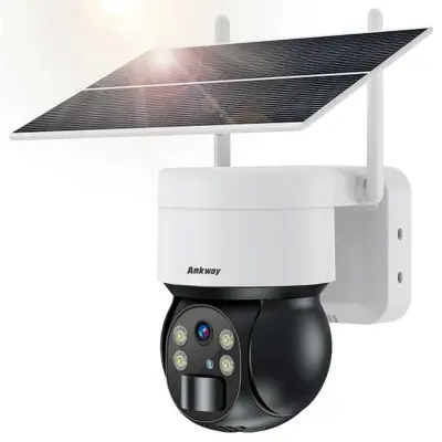 CHOETECH SOLARNA PTZ WIFI KAMERA S 5W PANELOM ZA NADZOR BELA