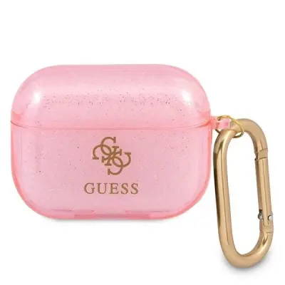 GUESS OVITEK AIRPODS PRO ZA AIRPODS PRO ROZA BLEŠČICE