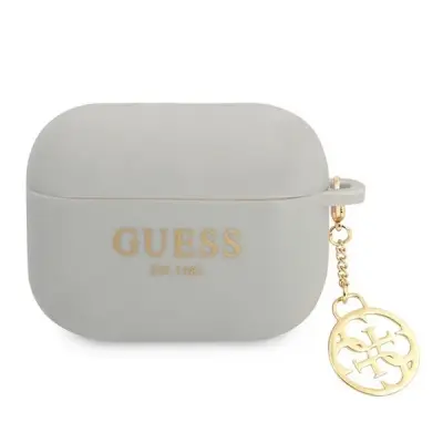 GUESS OVITEK ZA AIRPODS PRO SILIKON SIVO GREY CHARM 4G