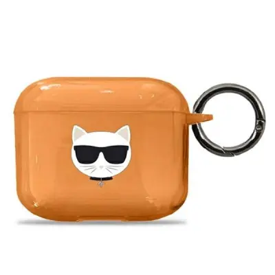 KARL LAGERFELD CHOUPETTE KOVČEK AIRPODS 3 ORANŽ