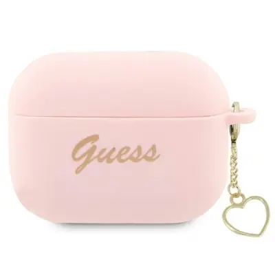 OVITEK GUESS ZA AIRPODS PRO 2 ZA APPLE PINK SILIKON