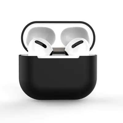 AIRPODS 3 SILIKONSKI OVITEK ZA SLUŠALKE ČRN