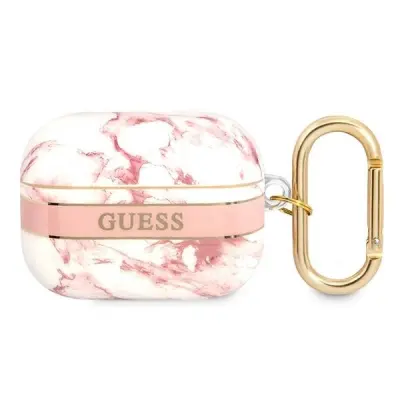 GUESS OVITEK AIRPODS PRO ZA APPLE AIRPODS PRO ROZA MARMOR