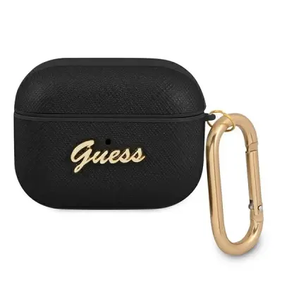 GUESS OVITEK ZA AIRPODS PRO ZA AIRPODS PRO BLACK SAFFIANO