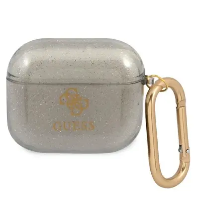 GUESS ETUI ZA AIRPODS 3 ČRNE BLEŠČICE