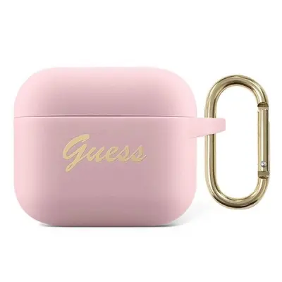 GUESS OVITEK AIRPODS 3 ROZA ROZA SILIKONSKI OVITEK ZA AIRPODS 3