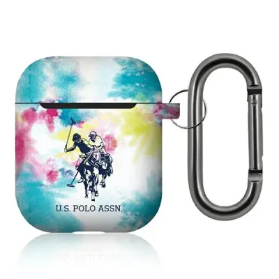 U.S. POLO ASSN. OVITEK ZA AIRPODS 1 2 VEČBARVNI TIE DYE
