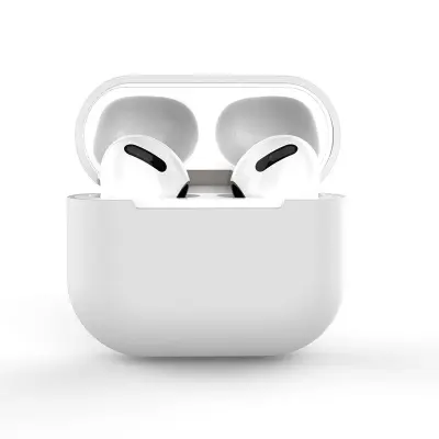OVITEK SILIKONSKI OVITEK ZA AIRPODS 1 2 BEL MEHAK OVITEK