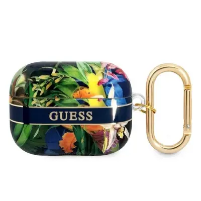 GUESS OVITEK ZA AIRPODS PRO ZA AIRPODS PRO MODER PAS Z ROŽO
