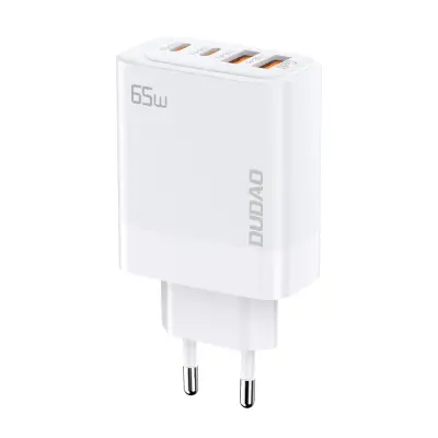 MREŽNI POLNILEC DUDAO SMOOTH 65W 2XUSB-A 2XUSB-C PD ZA TELEFON BEL