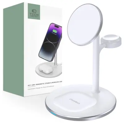 CHOETECH INDUKTIVNO STOJALO ZA POLNILEC IPHONE MAGSAFE ZA APPLE WATCH AIRPODS