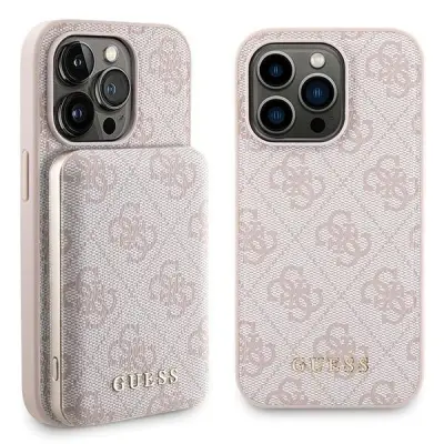 GUESS POWERBANK 5000MAH MAGSAFE ZA IPHONE 15 PRO MAX OVITEK ROZA