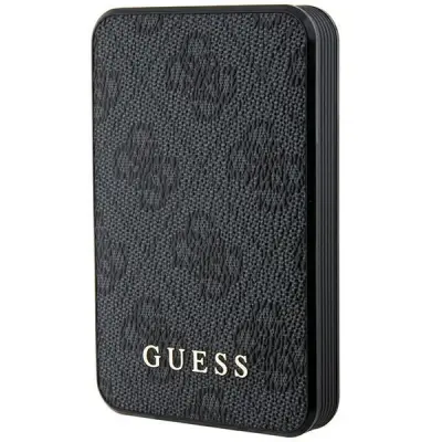 GUESS POWERBANK 5000MAH 15W ZA OVITEK ZA TELEFON POLNILEC ČRNA